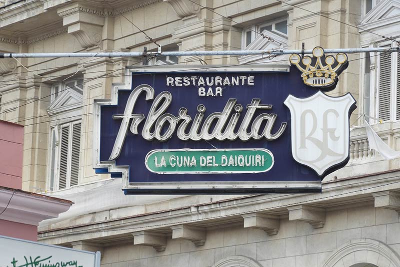 Floridita sign