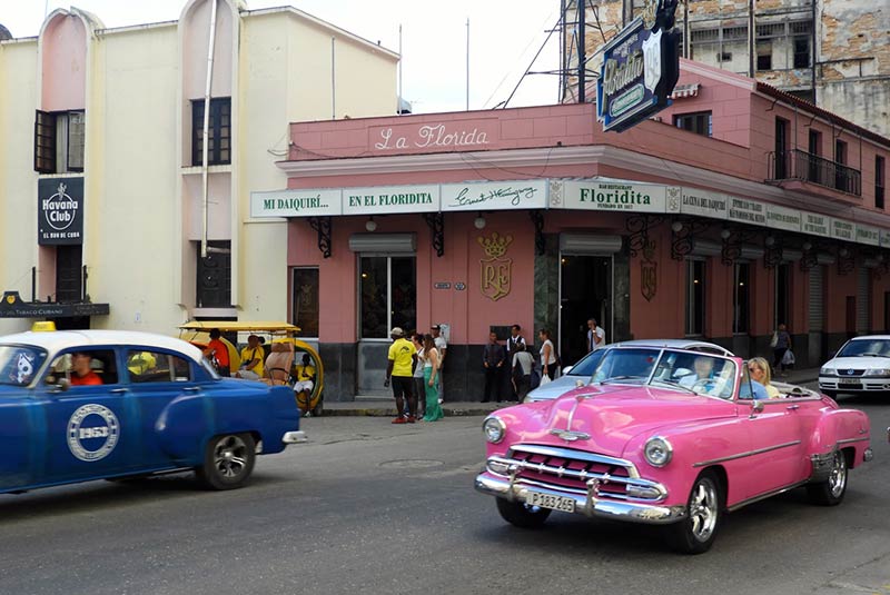 Street scene of El Floridita