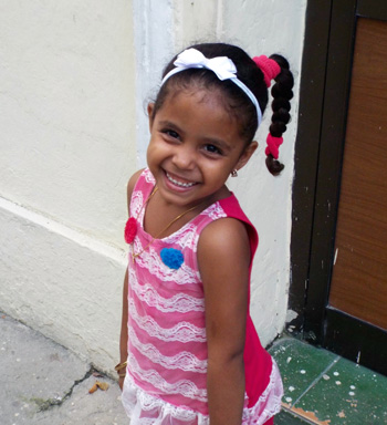 Young girl in Havana Cuba with GeoEx
