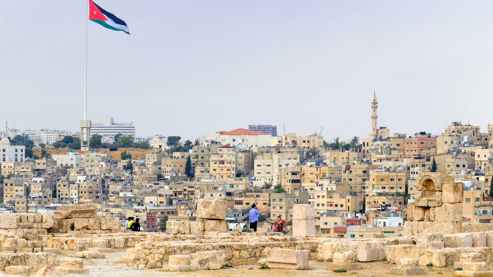 Landscape of Amman from the Citadel, Jordan