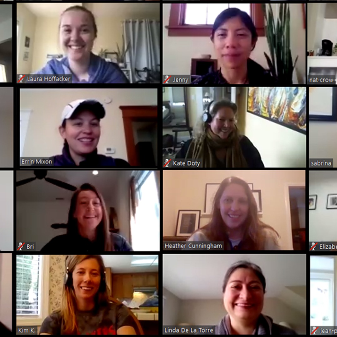 GeoEx staff Zoom meet-up.