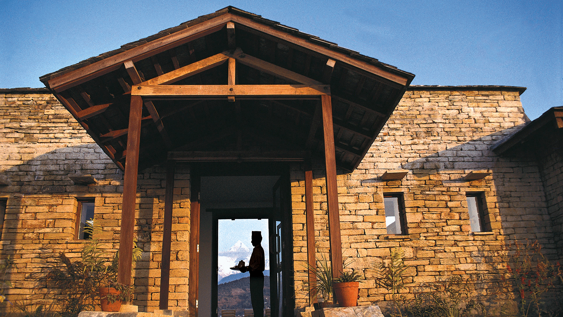 Tiger Mountain Pokhara Lodge Entrance
