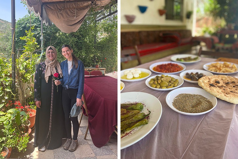 Homemade lunch near Amman, Jordan