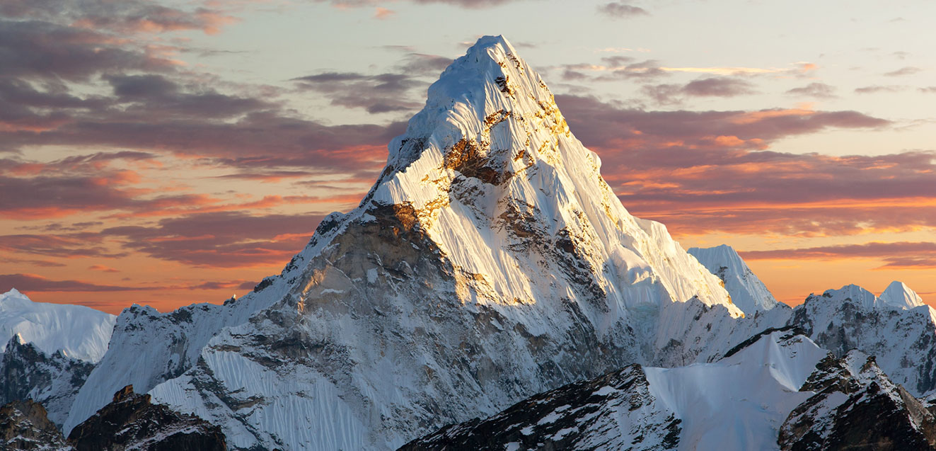 Nepal Mt. Everest Ama Dablam Sunset