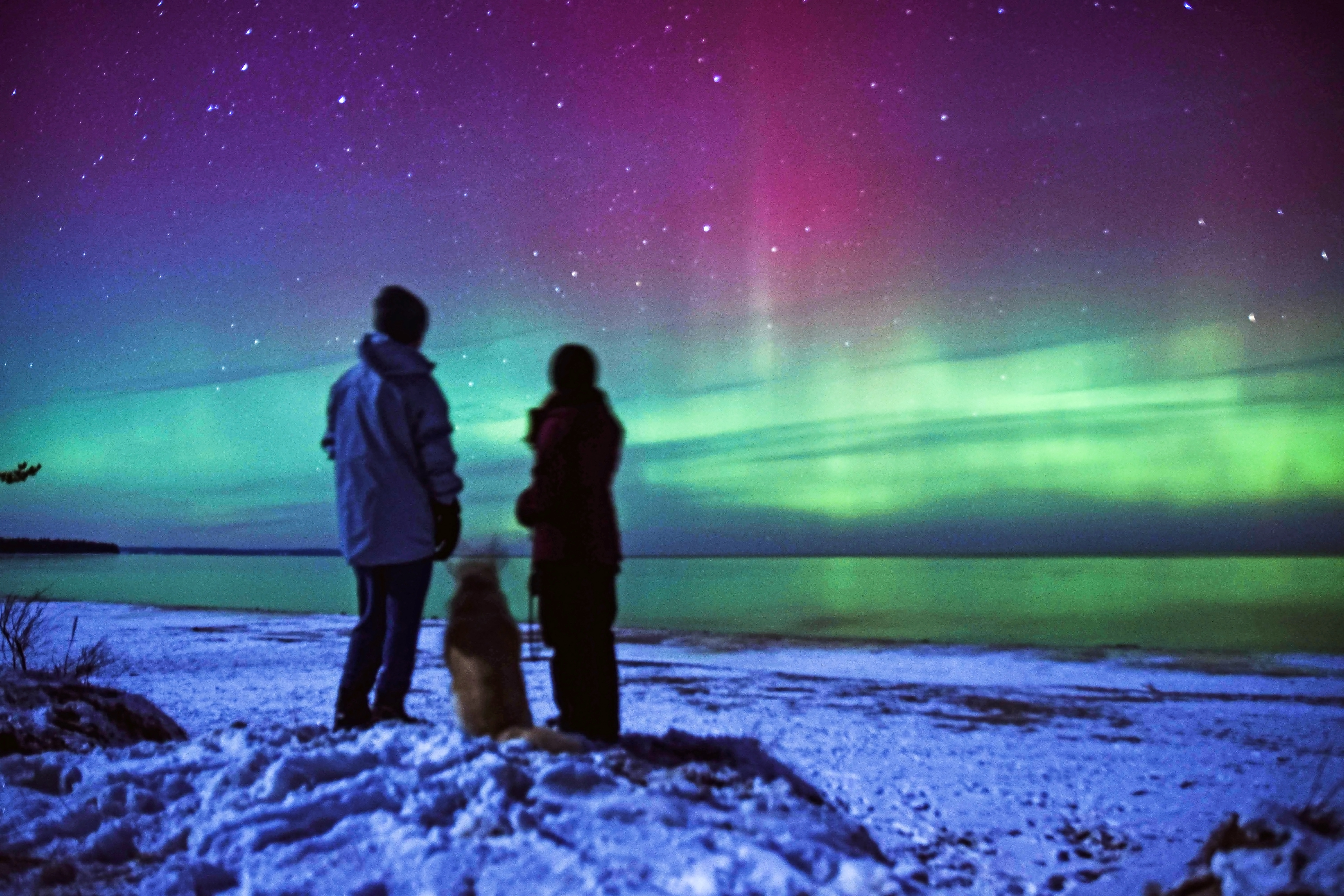 Travel Photo: Aurora in Michigan.